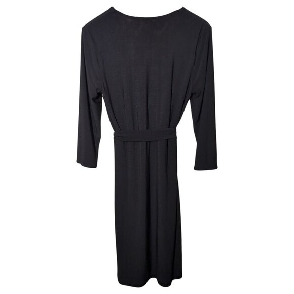 White House Black Market Reversible Wrap Dress Womens Size Medium Abstract - Picture 8 of 11